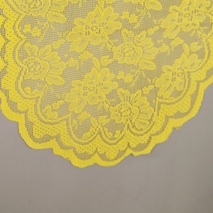Yellow Lace Table Runner