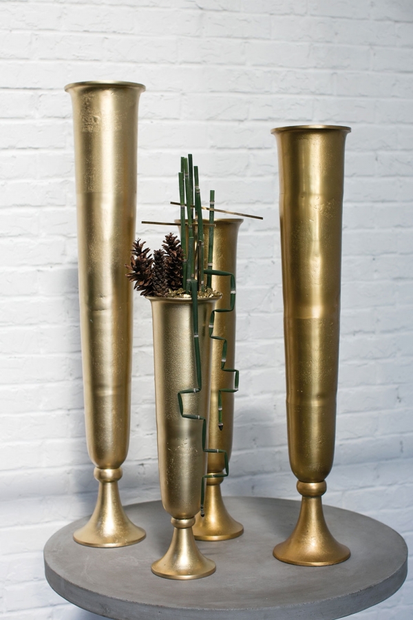 Gold Milan Vase